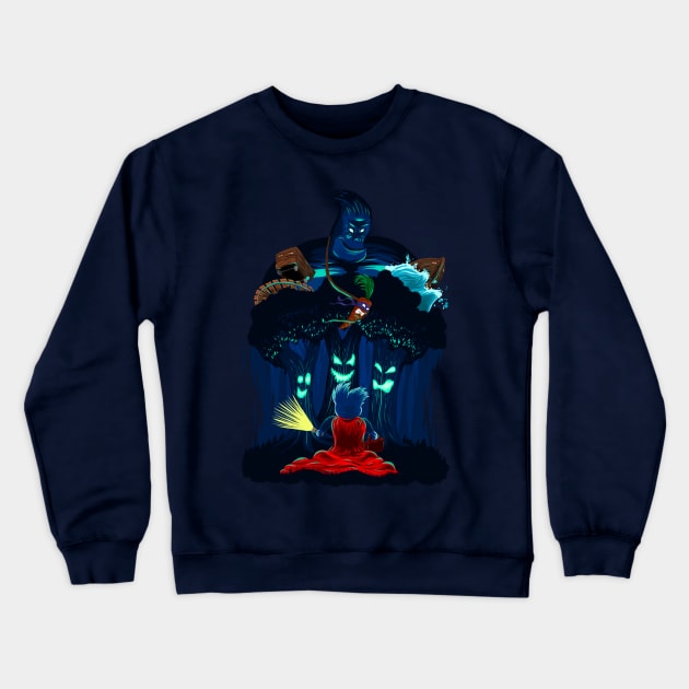 The Land of Darkness Crewneck Sweatshirt by mattleckie